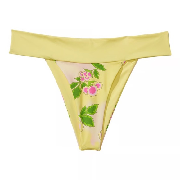 New! Frankie’s bikinis Nick Floral Cheeky Bikini Bottom nwot 24156 - Picture 3 of 12